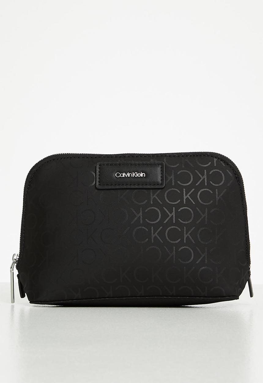 Calvin Klein - Ck must nylon washbag - black mono