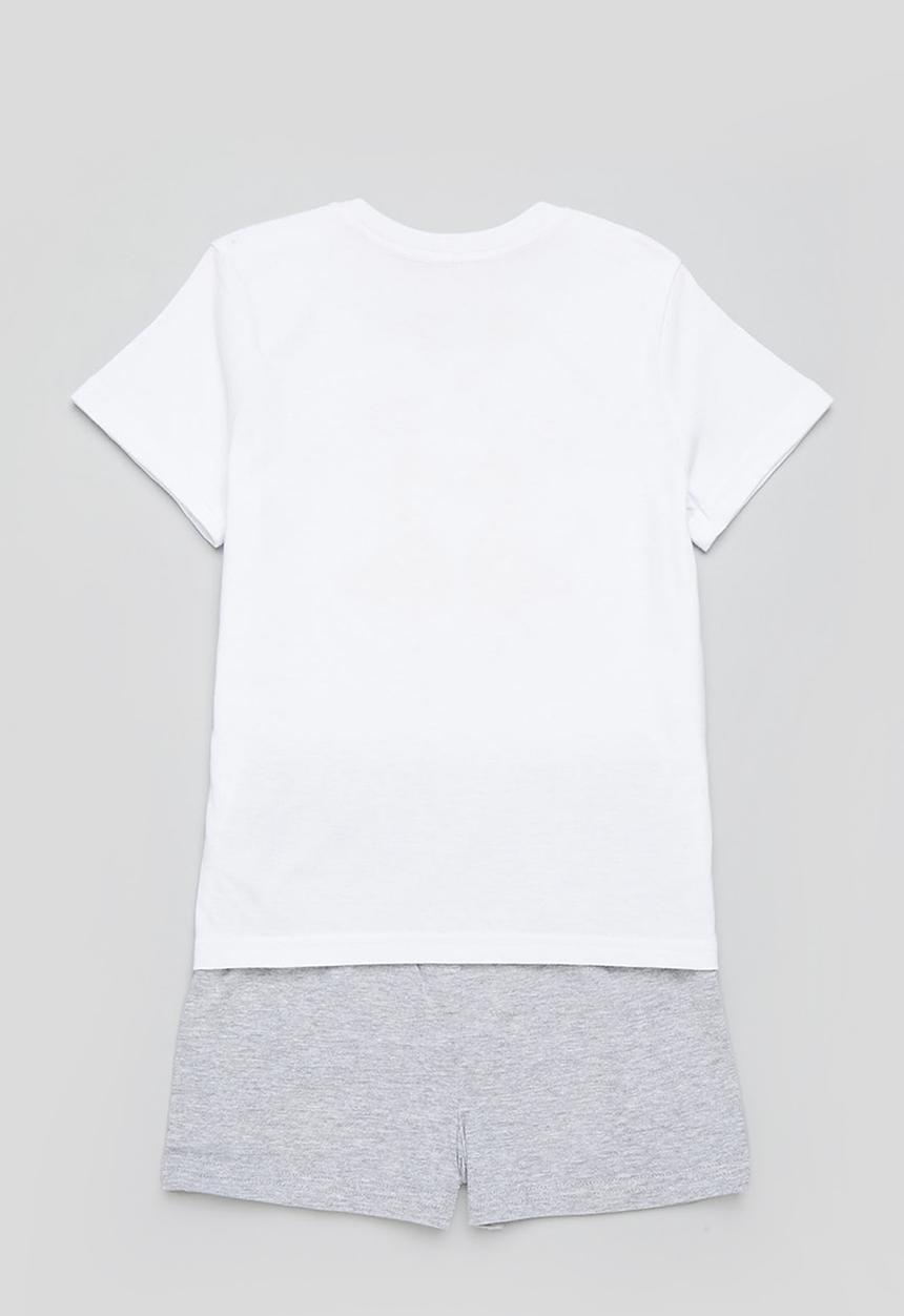 Superbalist - Printed pj set - white & grey
