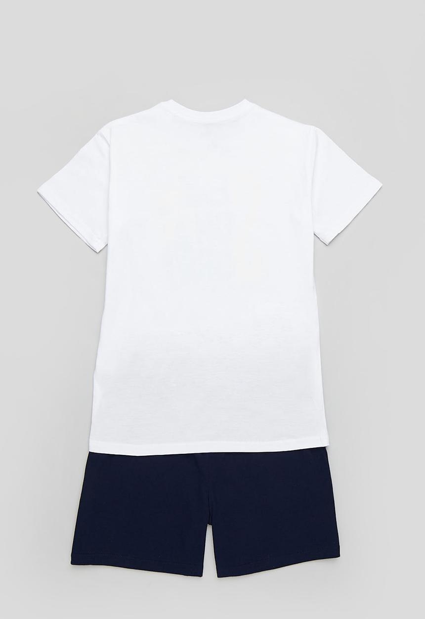 Superbalist - Summer pj set - white & navy