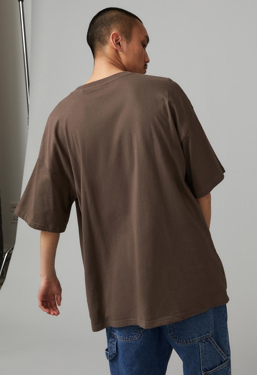 Factorie - Oversized graphic T-shirt - bracken/unified