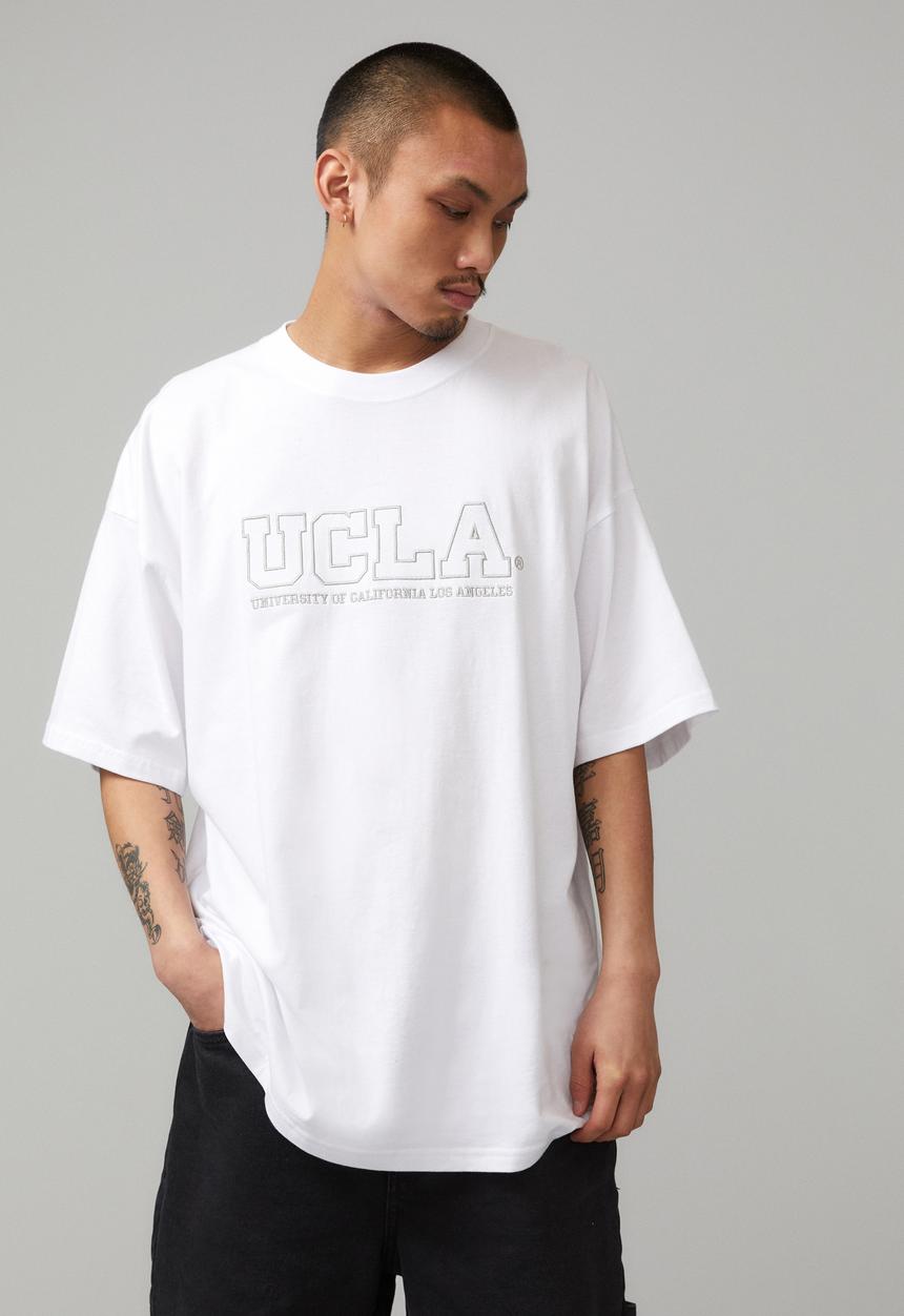 Factorie - Oversized ucla T-shirt - lcn ucla/white