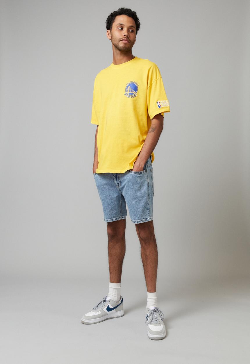 Factorie - Slim cut denim short - 90s blue