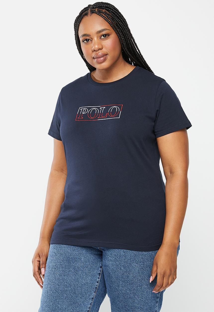 POLO - Plus haiden short sleeve embroidery logo tee - navy