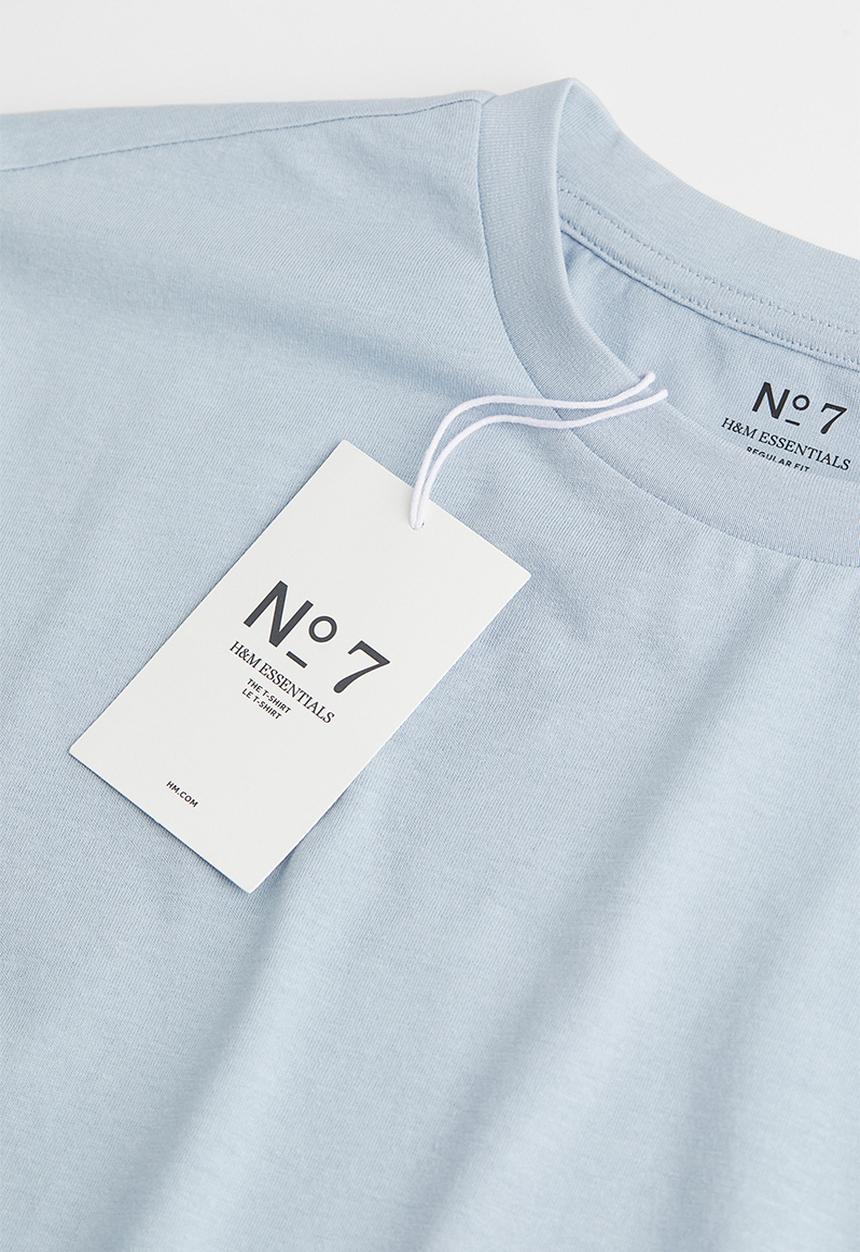 H&M - Regular fit round neck T-shirt - blue