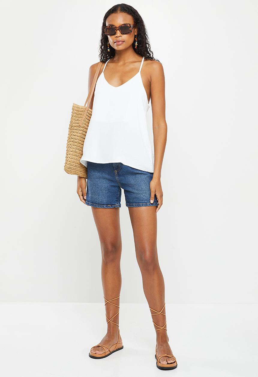 dailyfriday - V-neck cami - white