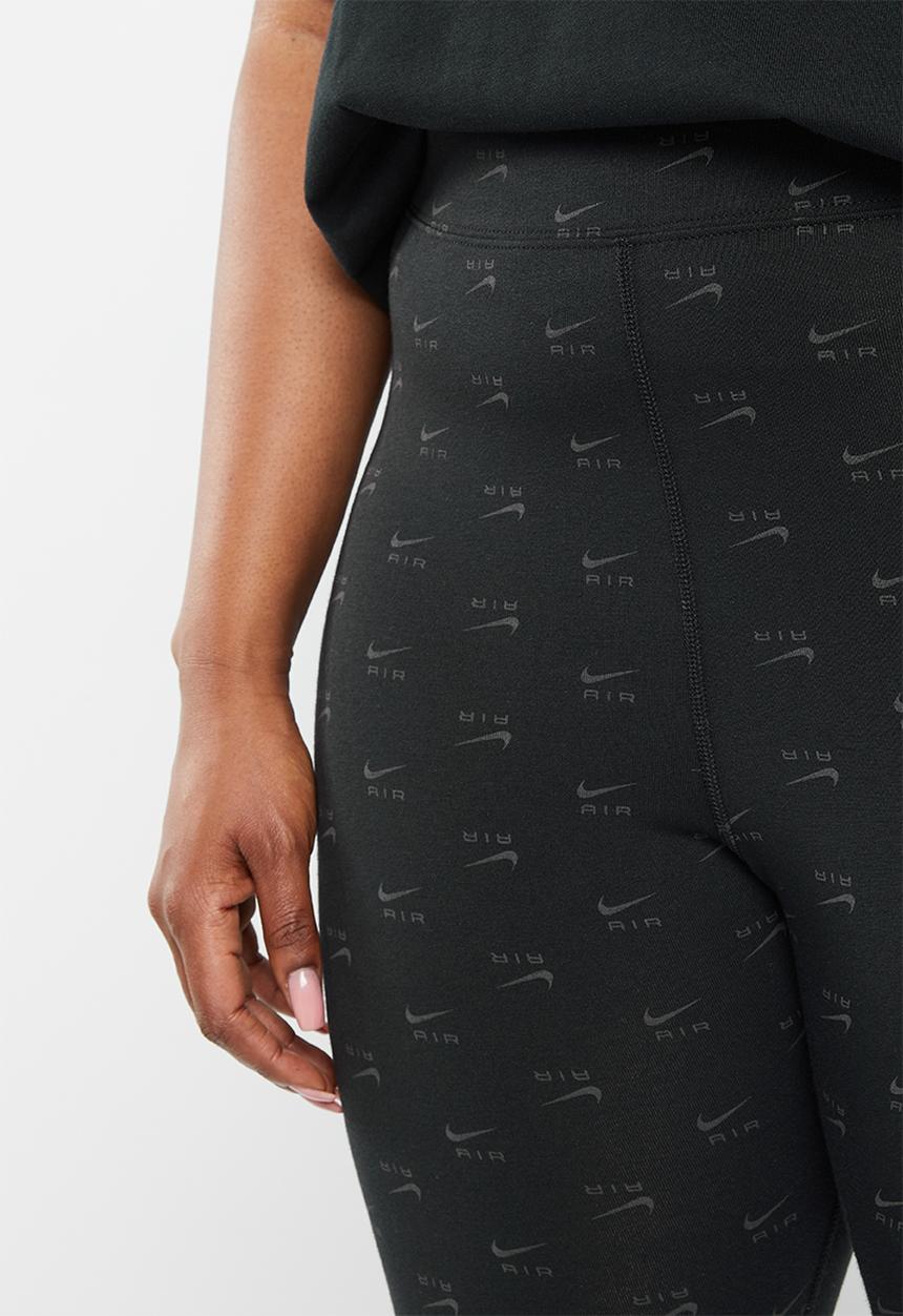 Nike - Plus w nike sports wear air tights - black & grey