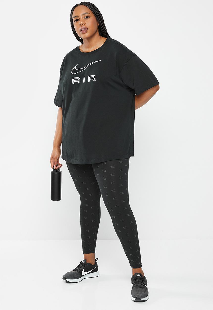 Nike - Plus w nike sports wear air tights - black & grey