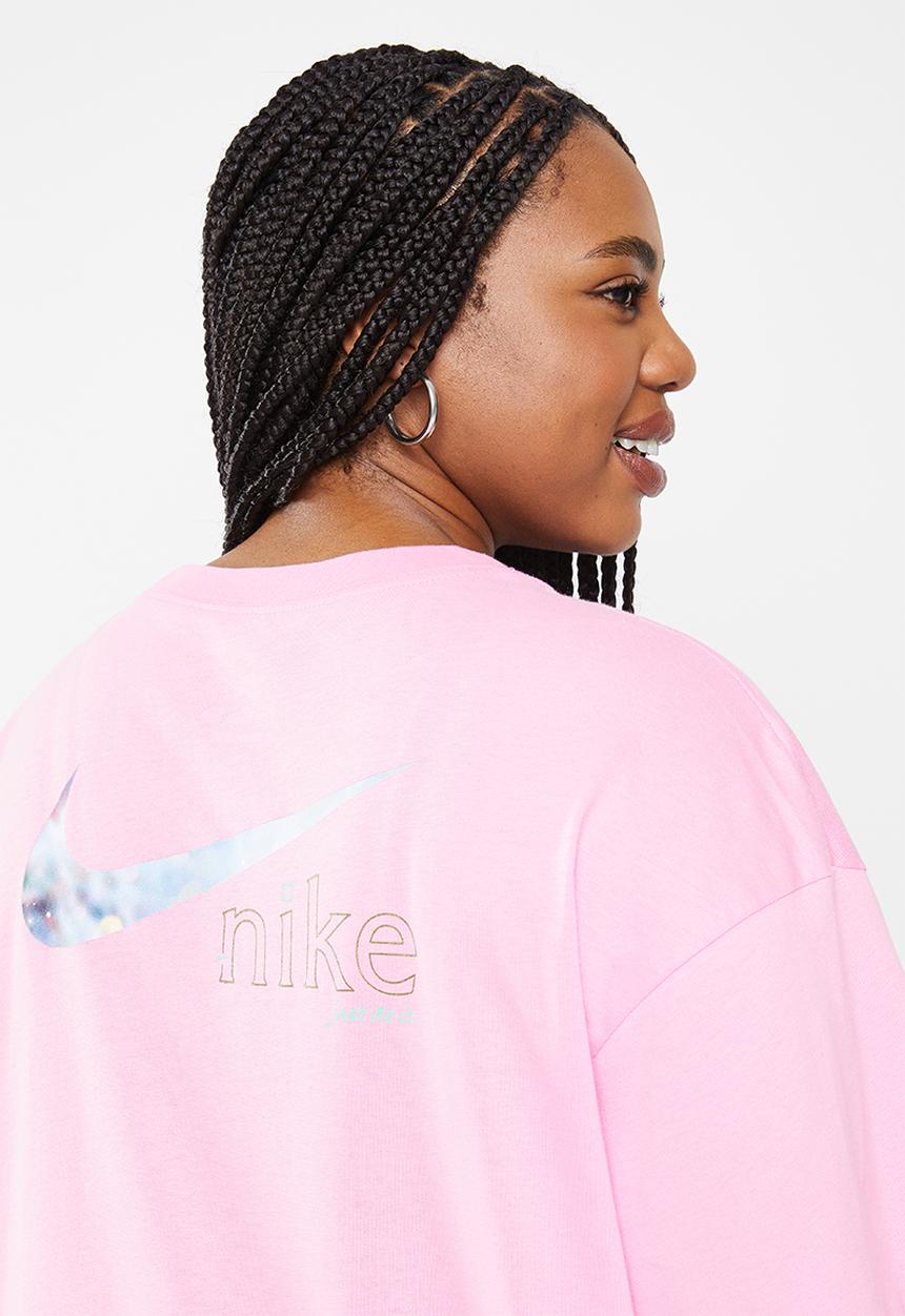 Nike - Plus w nike sports wear tee oc 1 bf - pink rise