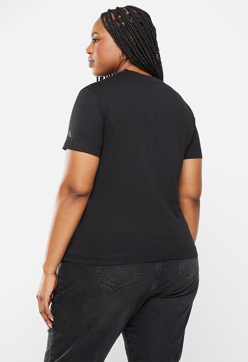 Calvin Klein - Plus gradient ck tee - black