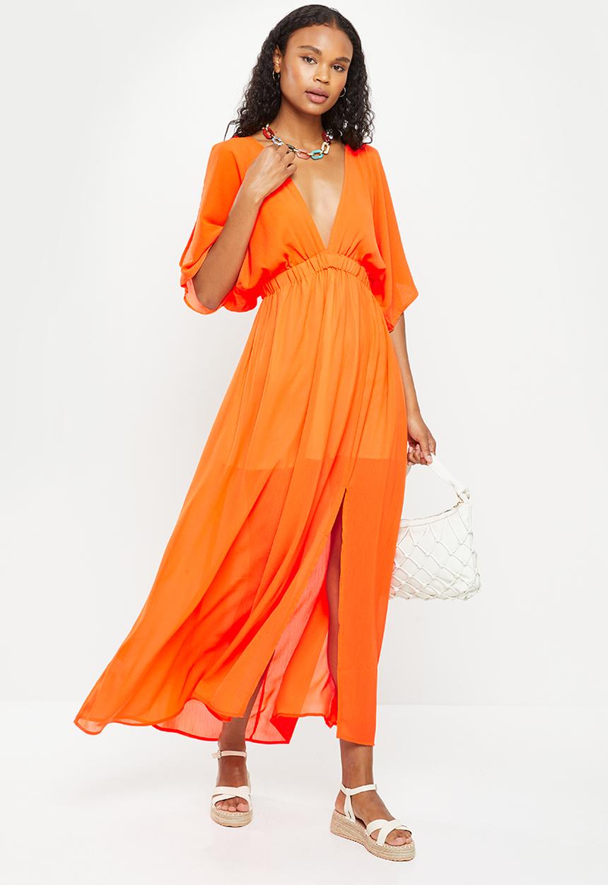 dailyfriday - Cut out maxi dress - orange