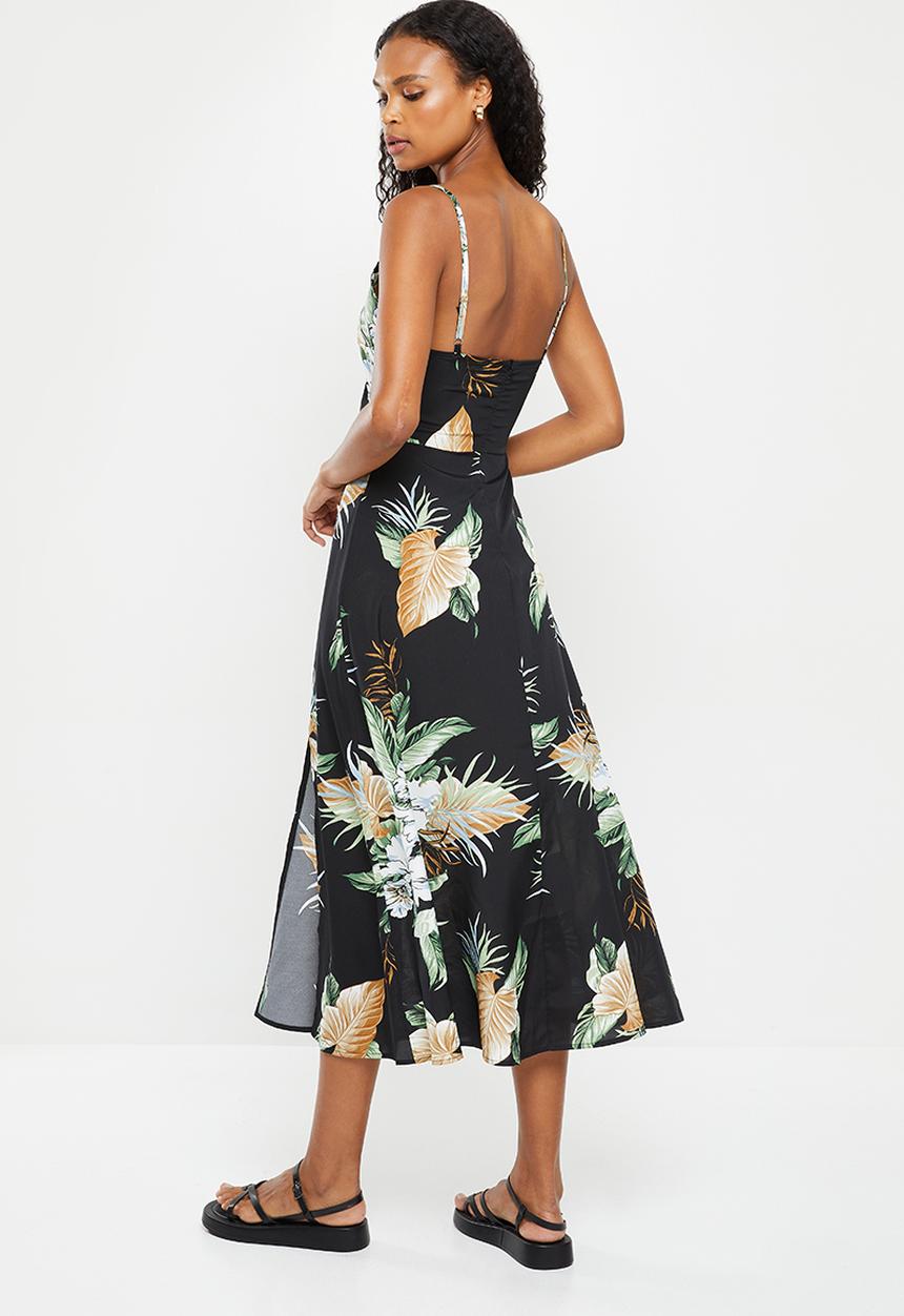 dailyfriday - Tie front maxi dress - multi 