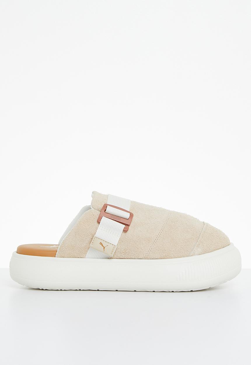 PUMA - Suede mayu mule - light sand/pristine/desert tan