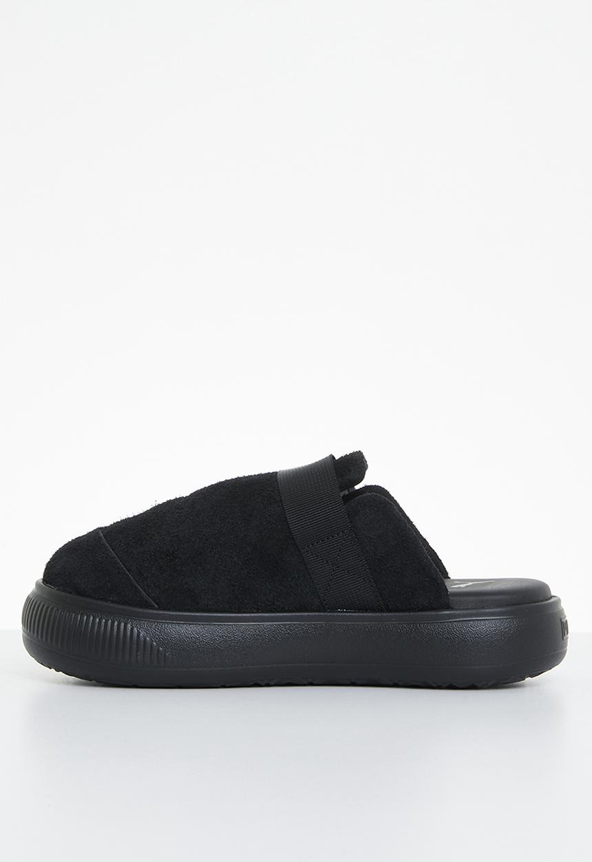 PUMA - Suede mayu mule - puma black/puma silver