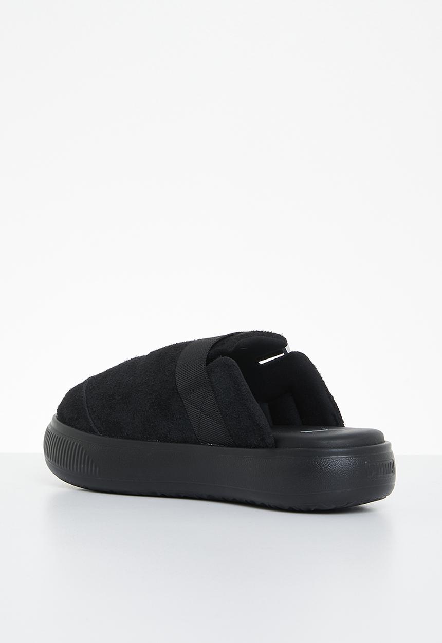 PUMA - Suede mayu mule - puma black/puma silver