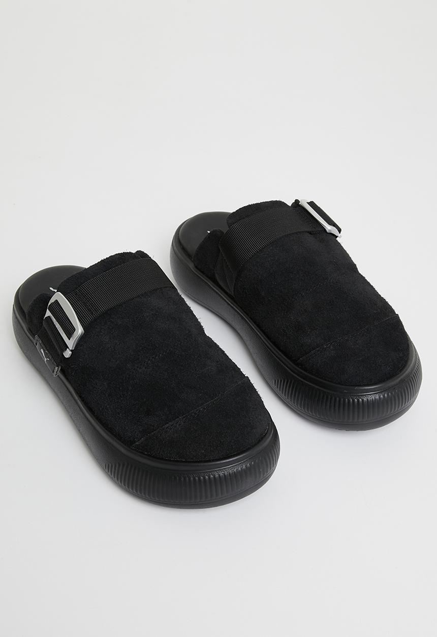 PUMA - Suede mayu mule - puma black/puma silver