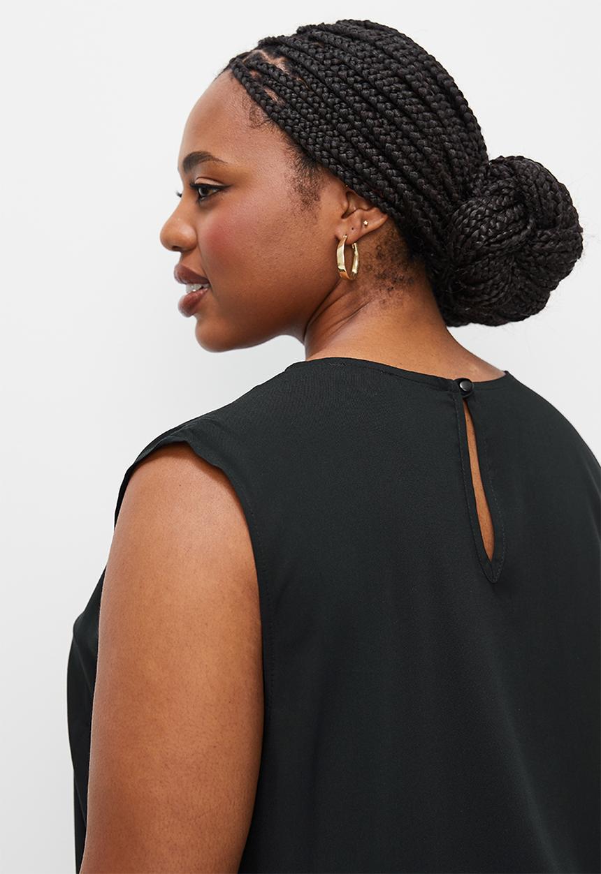 edit Plus - Basic woven shell - black1