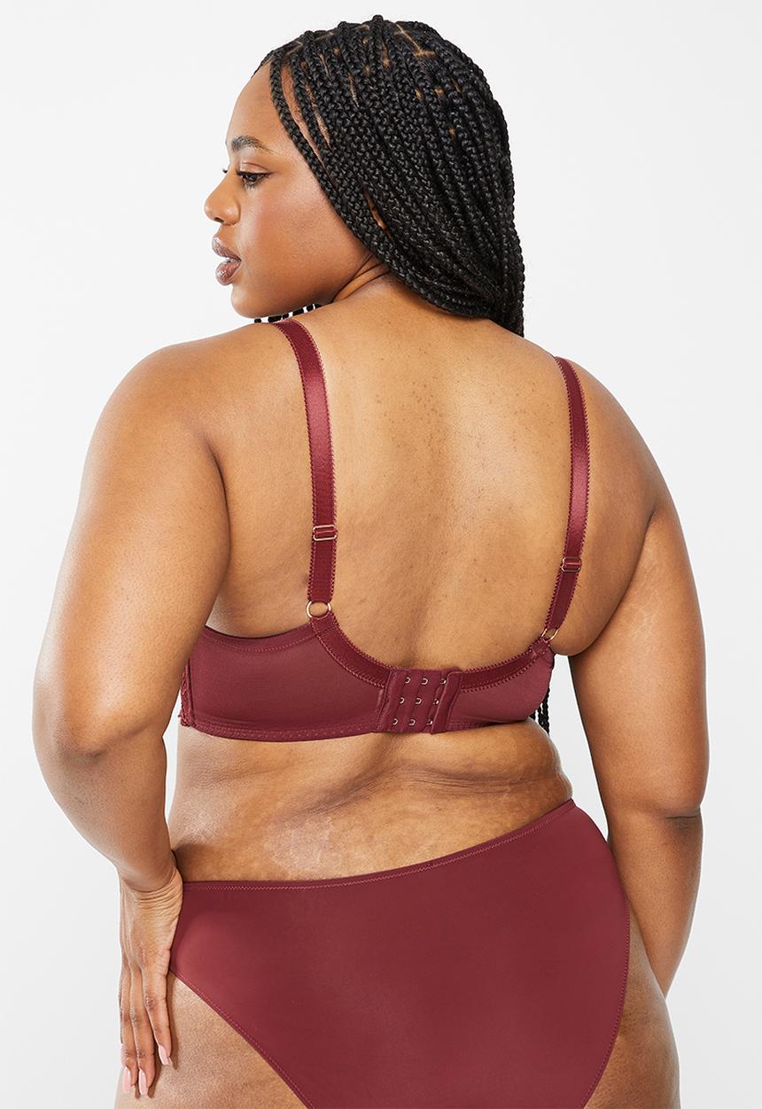 DORINA - Plus eternal non padded wired bra - red