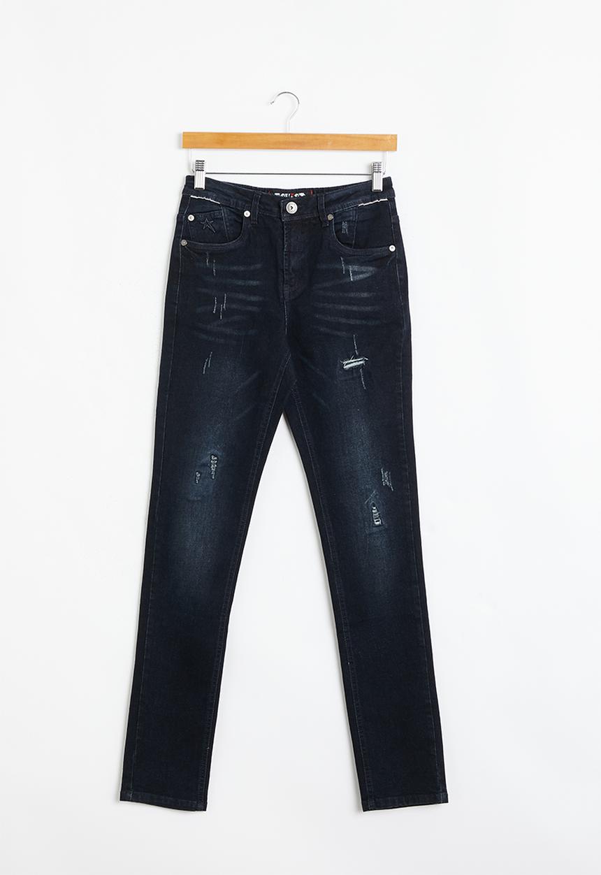 SOVIET - B gavino boys skinny denim - blue & black