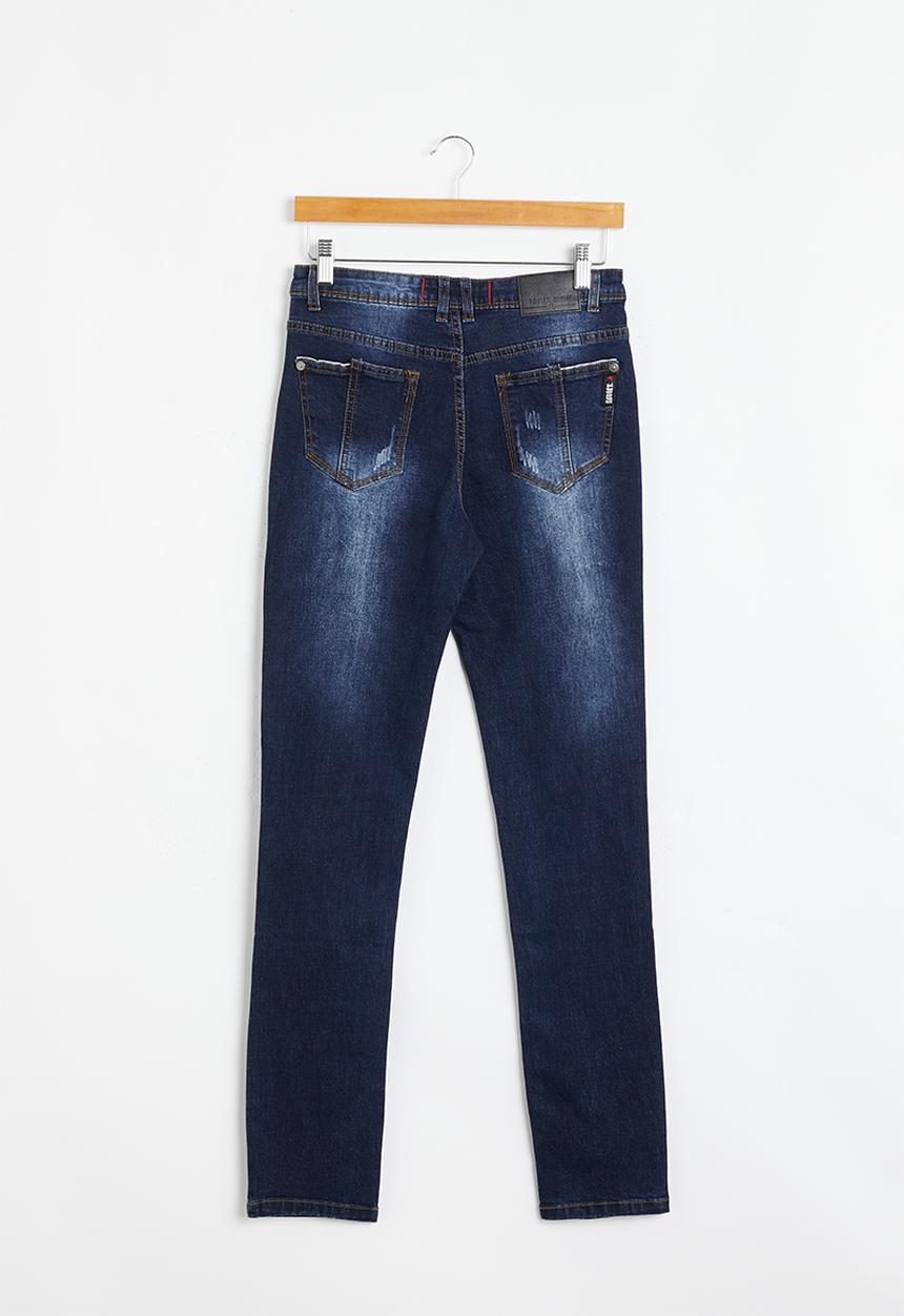 SOVIET - B gavino boys skinny denim - dark indigo