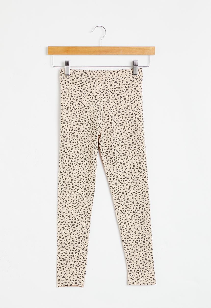MANGO - Leggings elop - light brown