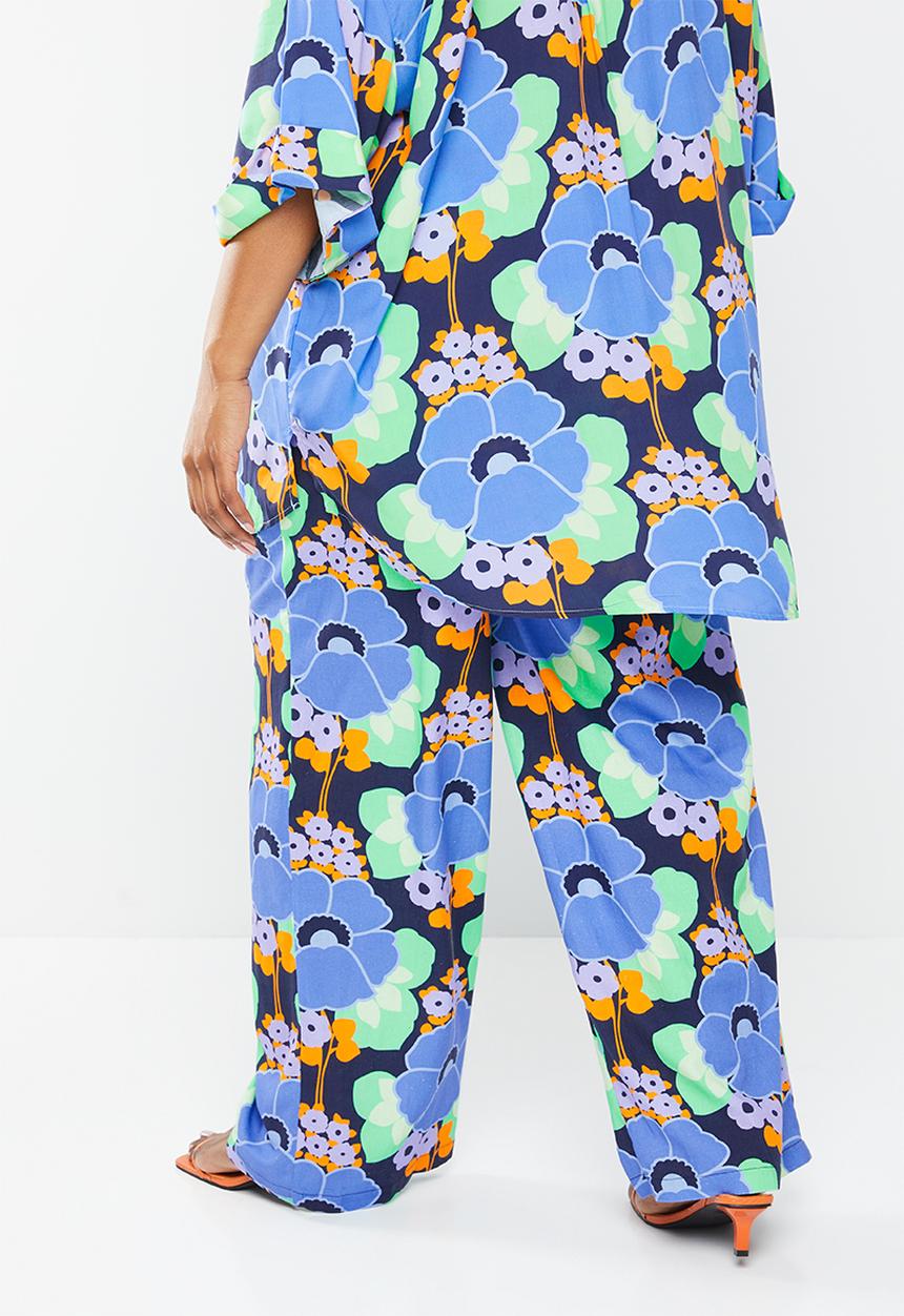 Me&B - Plus tailored straight leg pants - multi