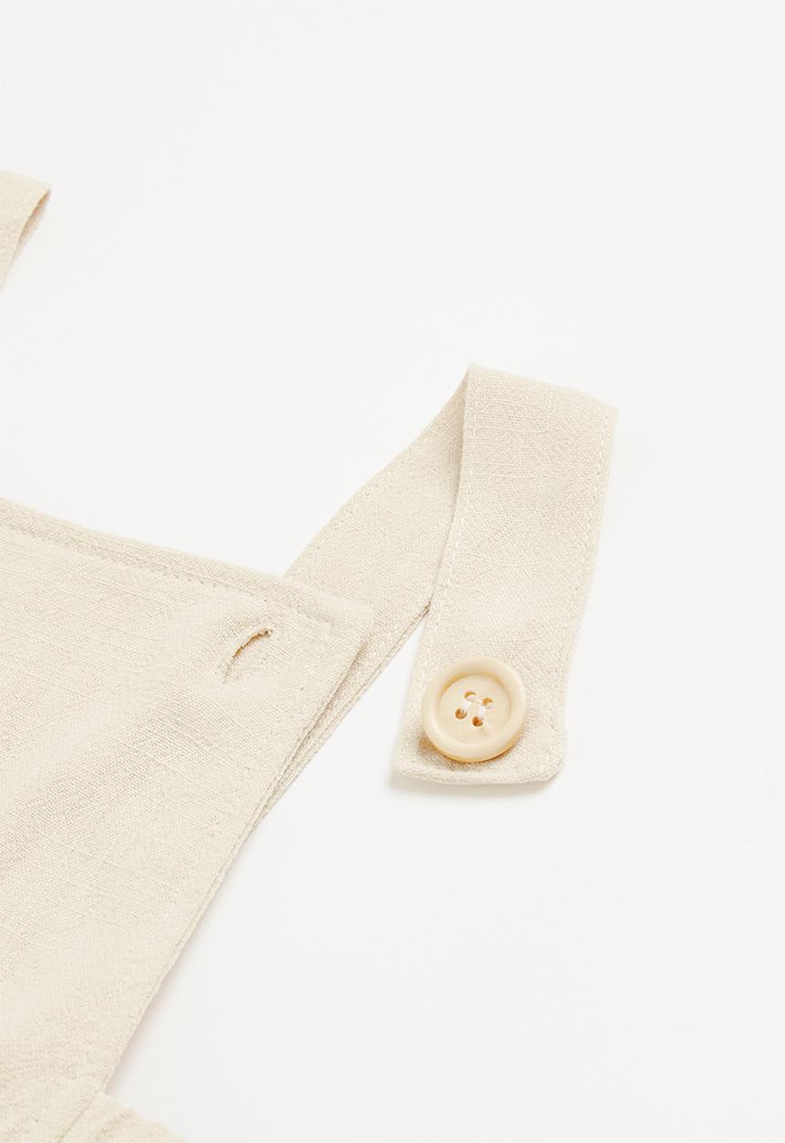 Pop Candy - Baby dungaree - beige