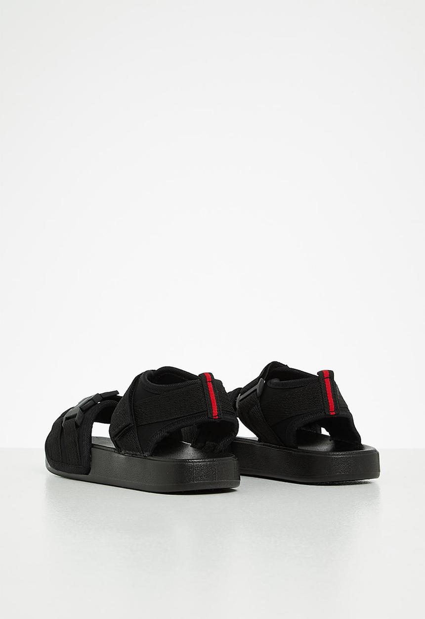 Rebel Republic - Tween boys sandal - black