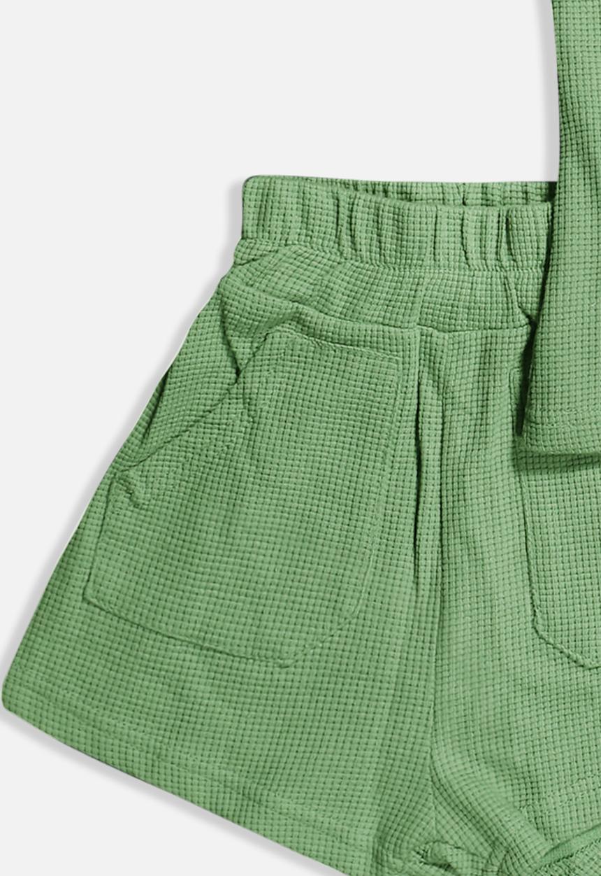 Pop Candy - Tee & shorts set - green
