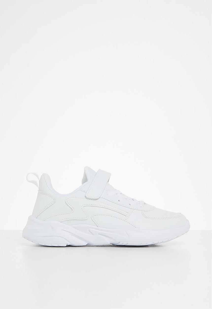 Pop Candy - Chunky sneaker with velcro strap - white