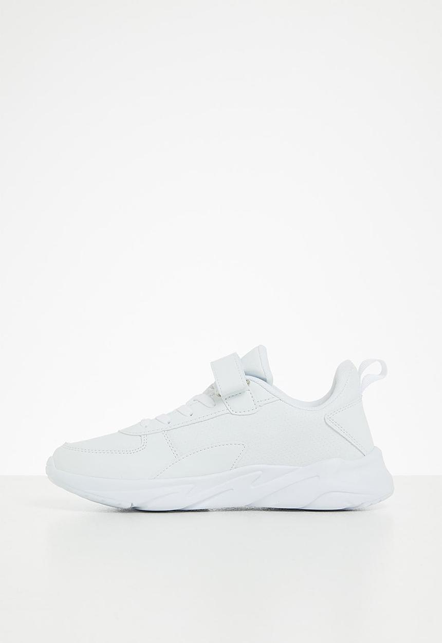 Pop Candy - Chunky sneaker with velcro strap - white