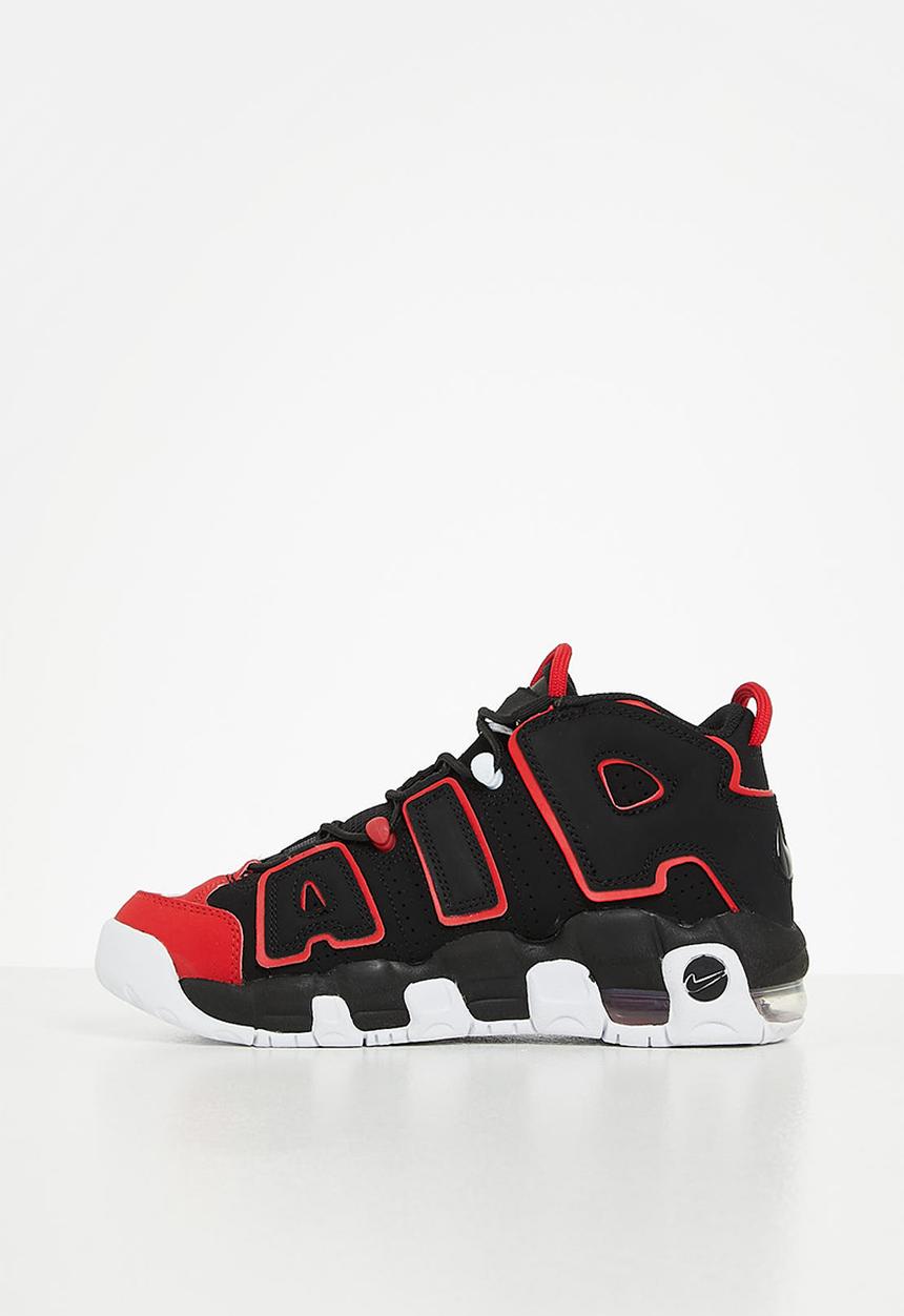 Nike - Nike air more uptempo - black/white-university red