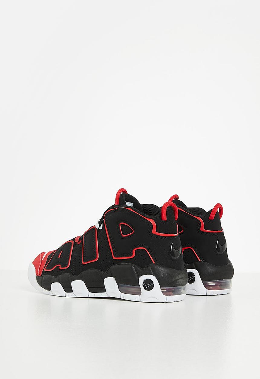 Nike - Nike air more uptempo - black/white-university red