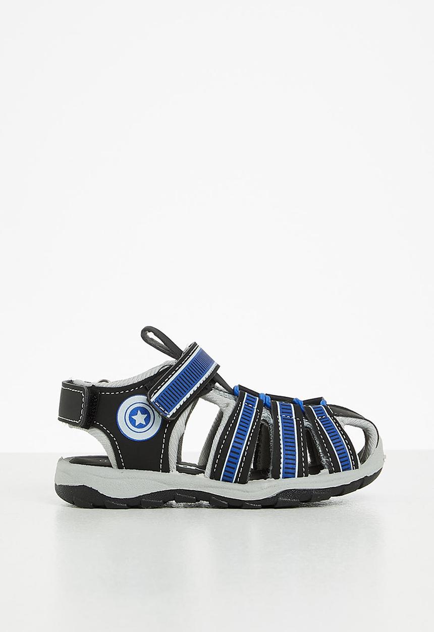 Tom Tom - Boys sandal - black/royal blue
