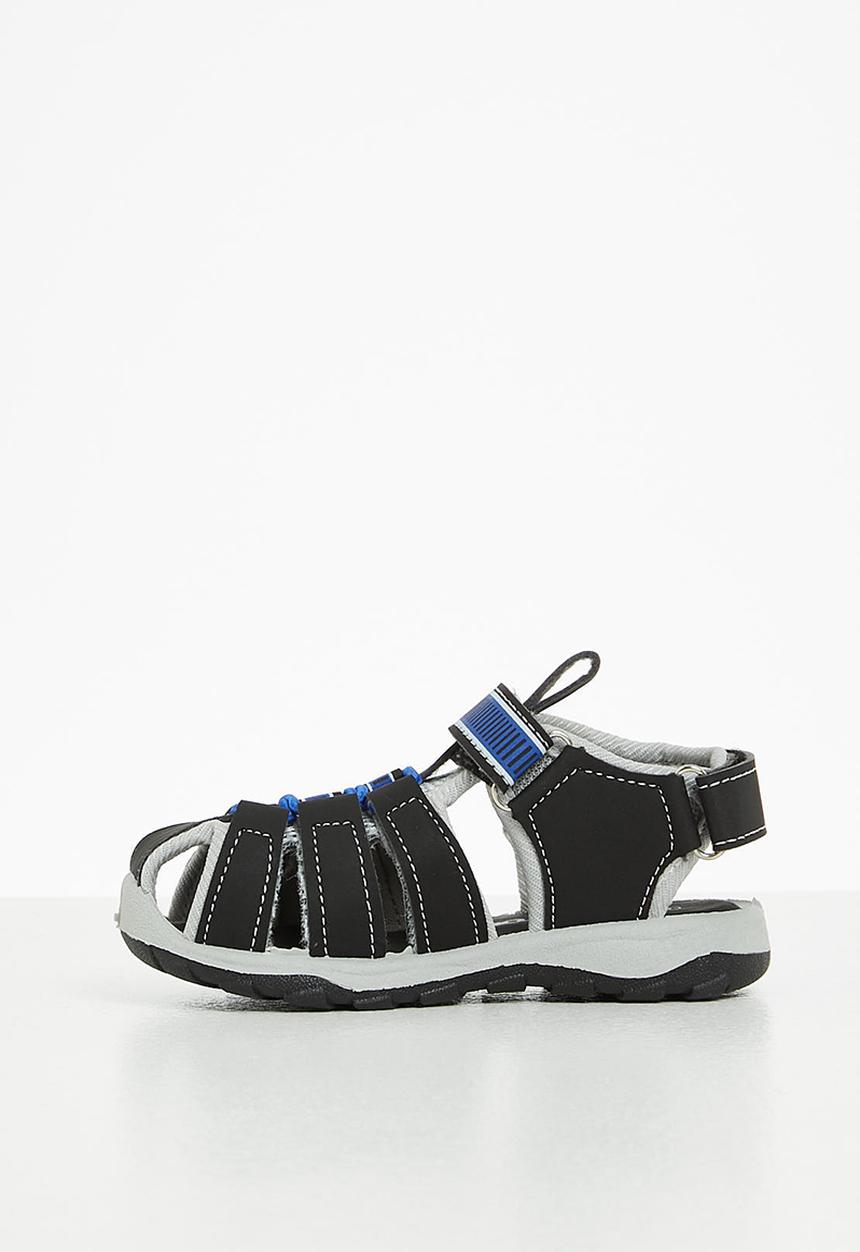 Tom Tom - Boys sandal - black/royal blue