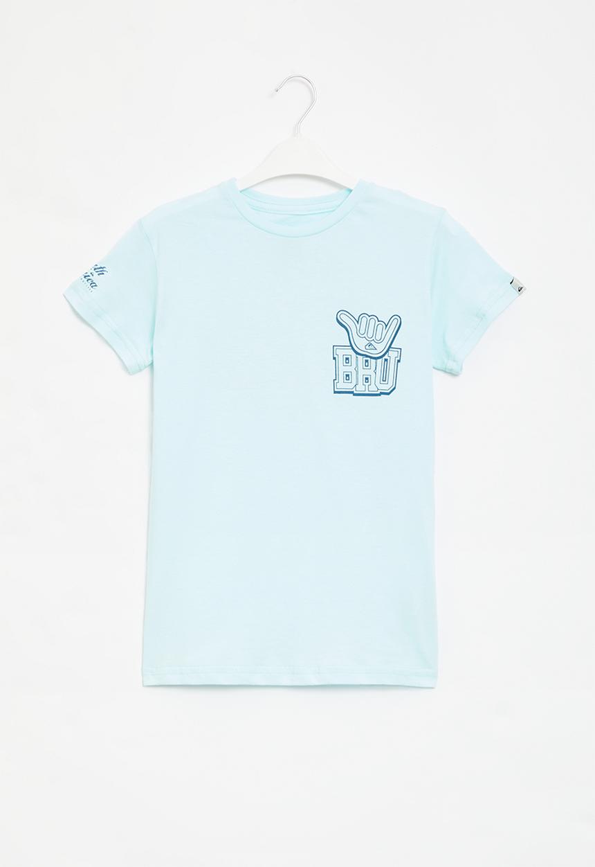 Quiksilver - South africa everybodys in short sleeve tee - aqua