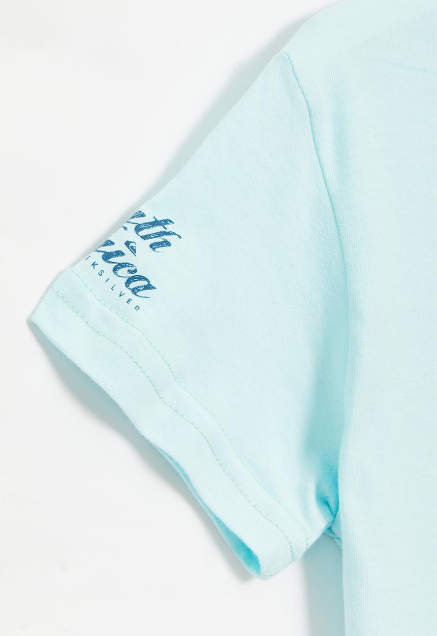 Quiksilver - South africa everybodys in short sleeve tee - aqua