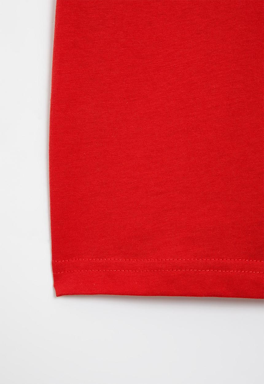 POLO - Boys classic short sleeve tee - red