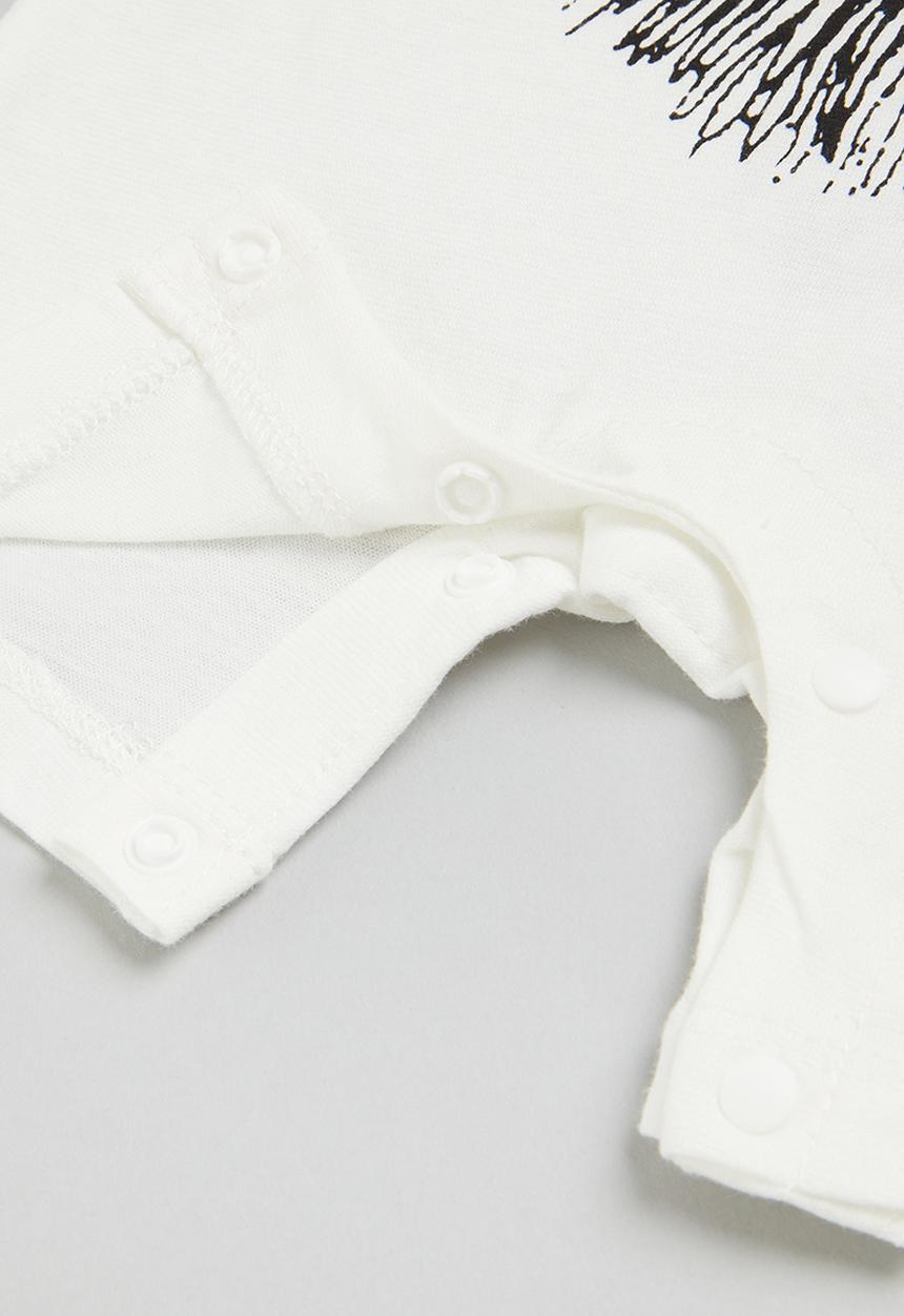 Pop Candy - Boys printed romper - white