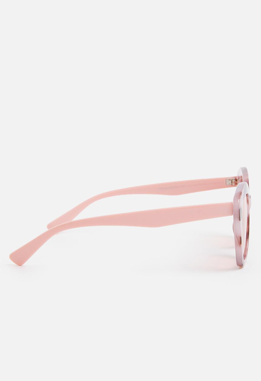 Superbalist - Kacy cateye glasses - brown & pink