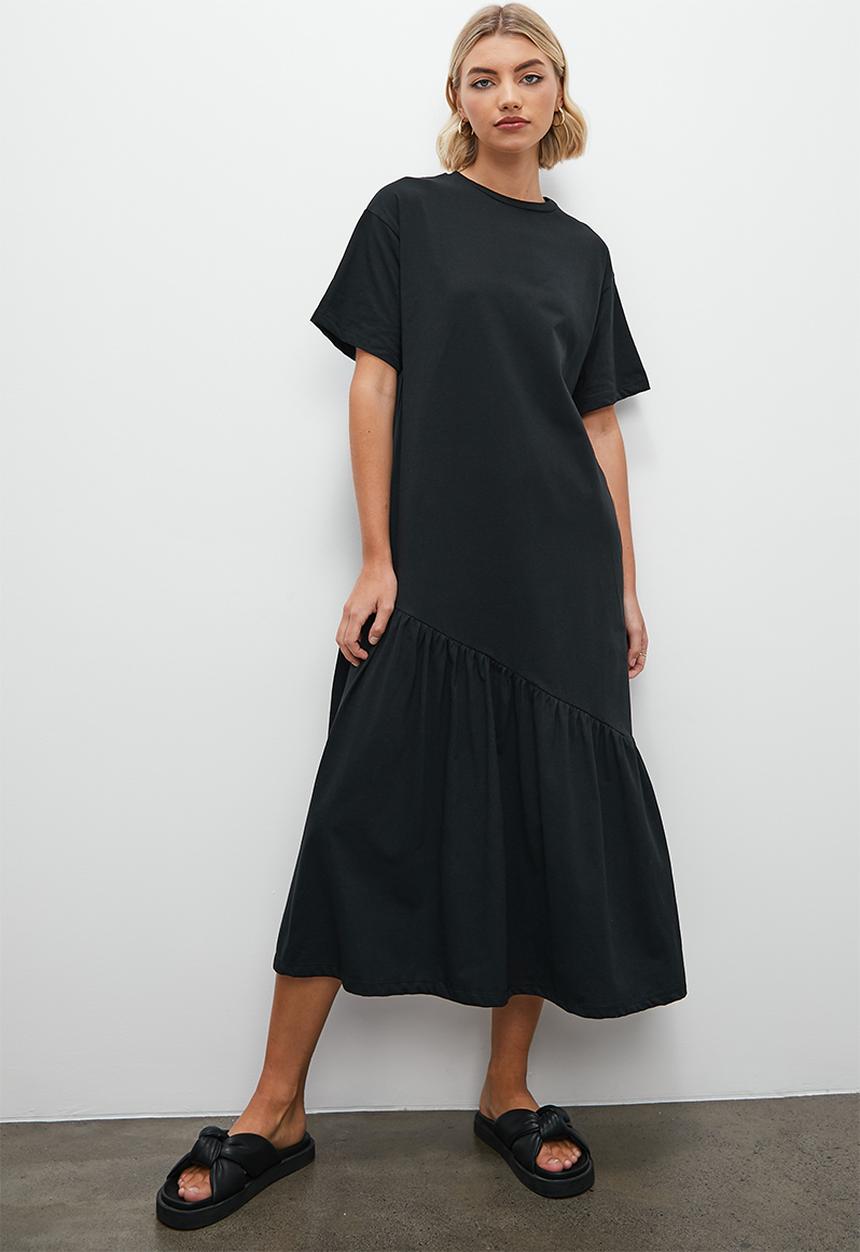 Superbalist - A-line t-shirt dress - black