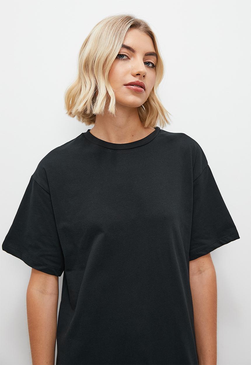 Superbalist - A-line t-shirt dress - black