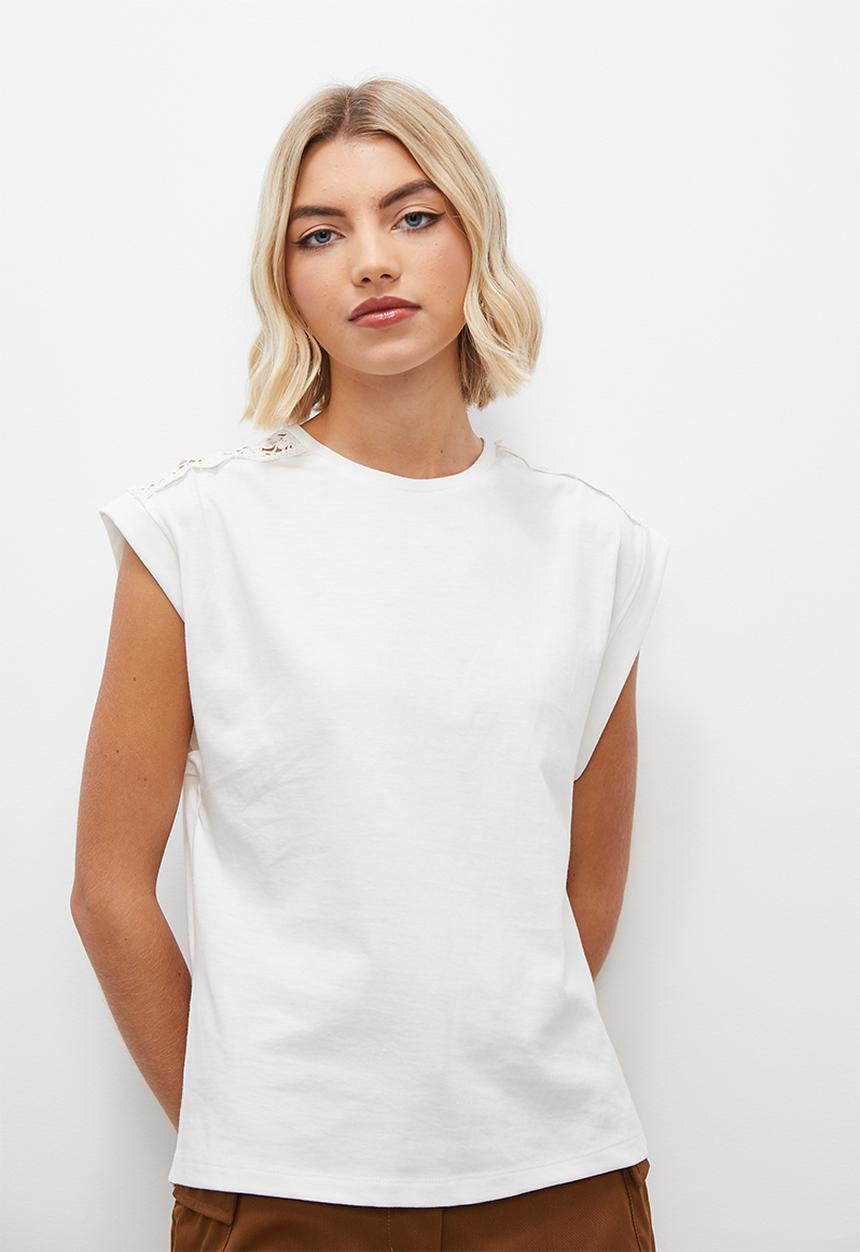 Superbalist - Crochet  insert top - ecru