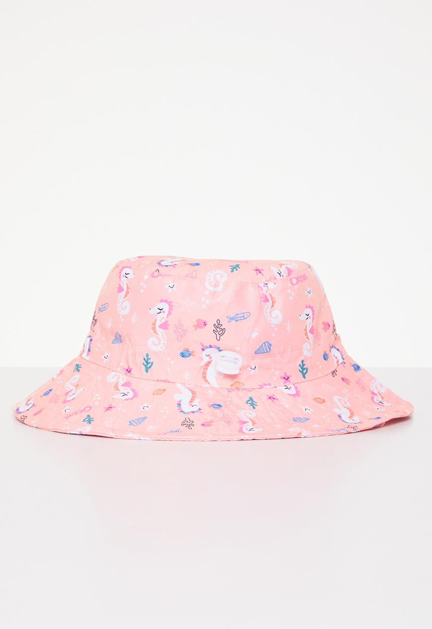 Pop Candy - Seahorse bucket hat - light pink