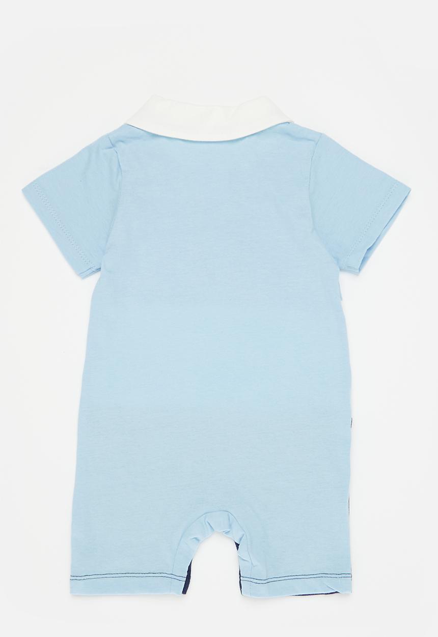 Pop Candy - Golfer romper - blue