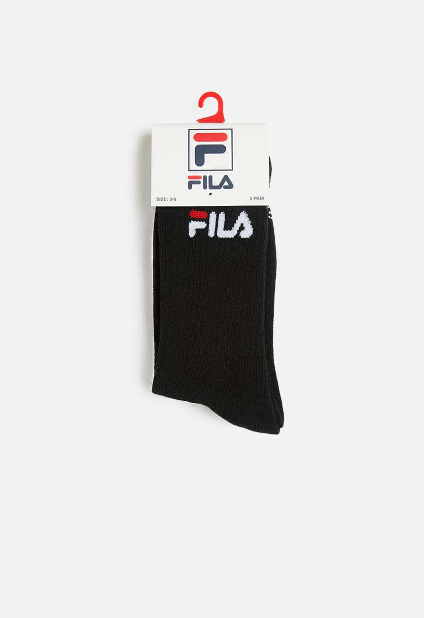 FILA - Sicily tube sock 2pk - black/white