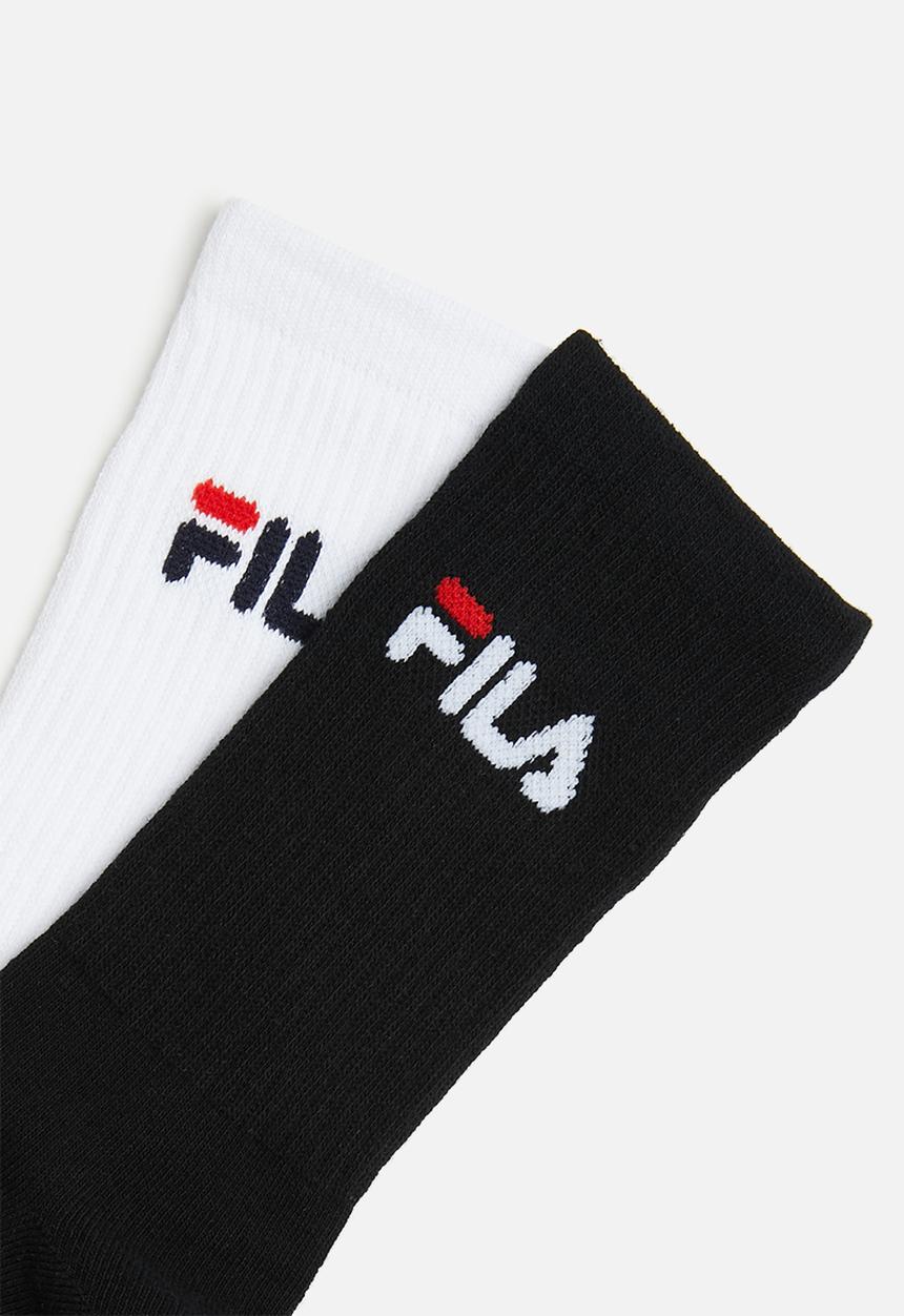 FILA - Sicily tube sock 2pk - black/white
