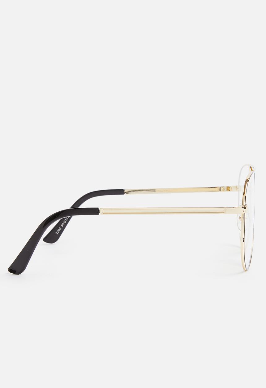 Superbalist - Aviator combo blu light and sunglasses - clear/black