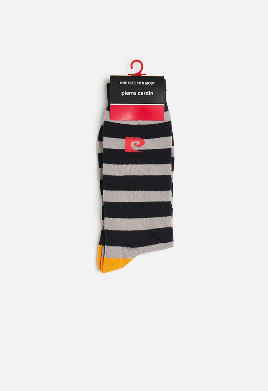 Pierre Cardin - Stripe toe cap socks - navy