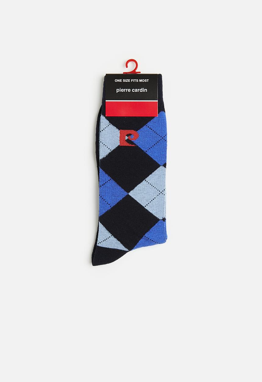 Pierre Cardin - Full argyle socks - navy