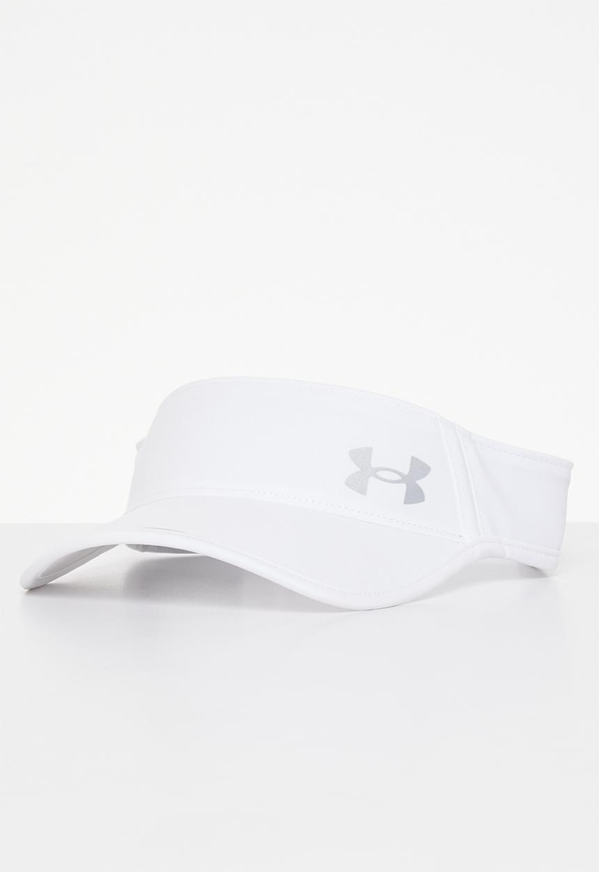 Under Armour - Isochill launch run visor - white & reflective